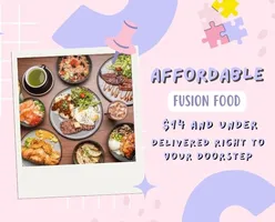 Affordable Fusion Food $14 and Under Delivered Right to Your Doorstep 